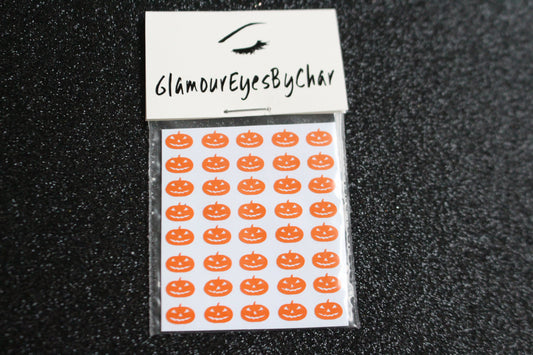 It's spooky season 🎃👻. No need to go to the nail salon to get ready for Halloween. You can do your spooky nails at home with these unique pumpkin nail decals. They can be used on natural or acrylic nails. You can also easily apply them on top of regular or gel/shellac nail polish. These handmade decals can also be used for body art or any craft or DIY project. Each pack contains 40 decals.