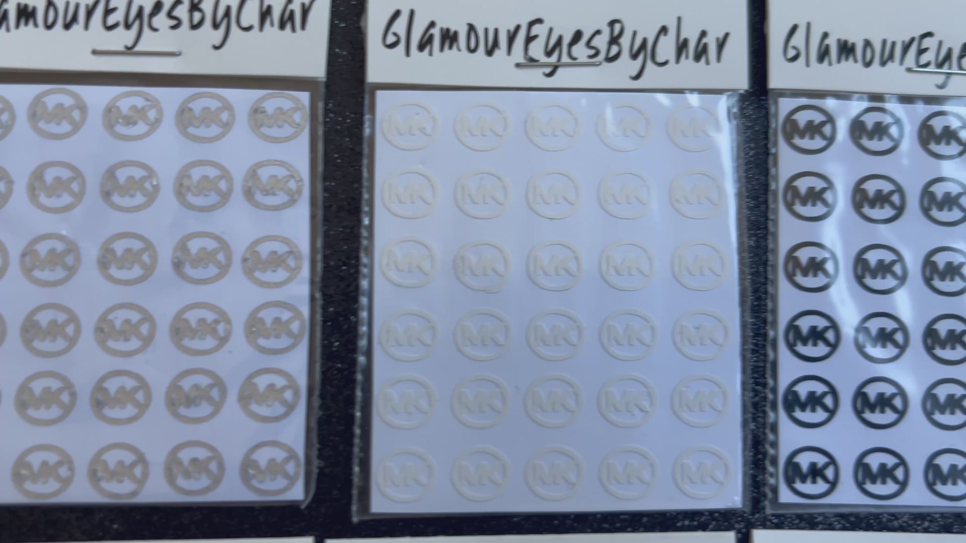 Michael Kors Inspired Nail Stickers – 30 Pieces (7 Colours)
Part of our Nail Sticker Collection, these stylish Michael Kors designer-inspired nail stickers make it easy to spice up your nails at home—no salon needed. Perfect for natural or acrylic nails, they can also be applied over regular polish, gel, or shellac. Handmade with care, these stickers are great for creating chic nail art or adding flair to fun DIY projects.