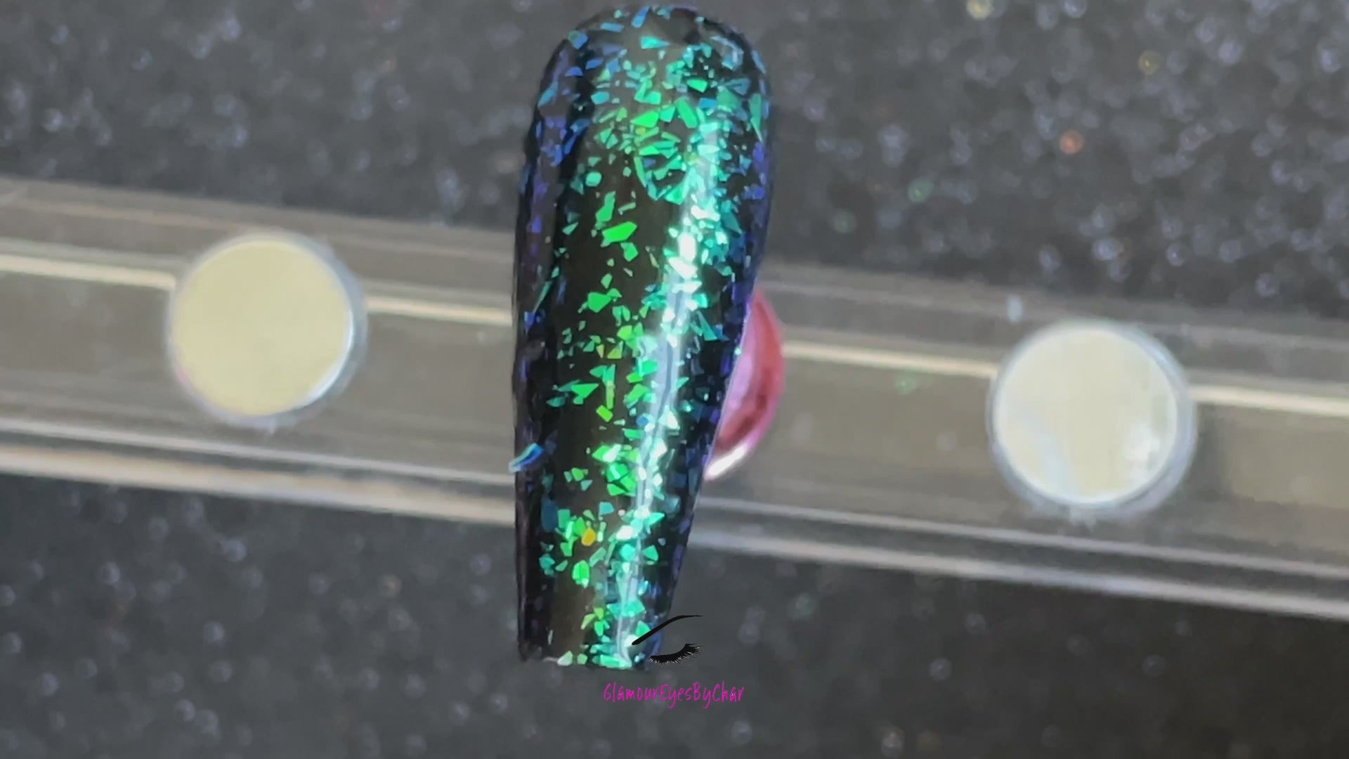 Soft Touch – Premium Iridescent White Cellophane Glitter Flakes
Part of our Cellophane Glitter Flakes Collection, these iridescent white glitter shards shimmer with soft purple and green reflects. Soft Touch is perfect for adding a dreamy sparkle to nail art and glitter slime.
Available in 5g jars only.