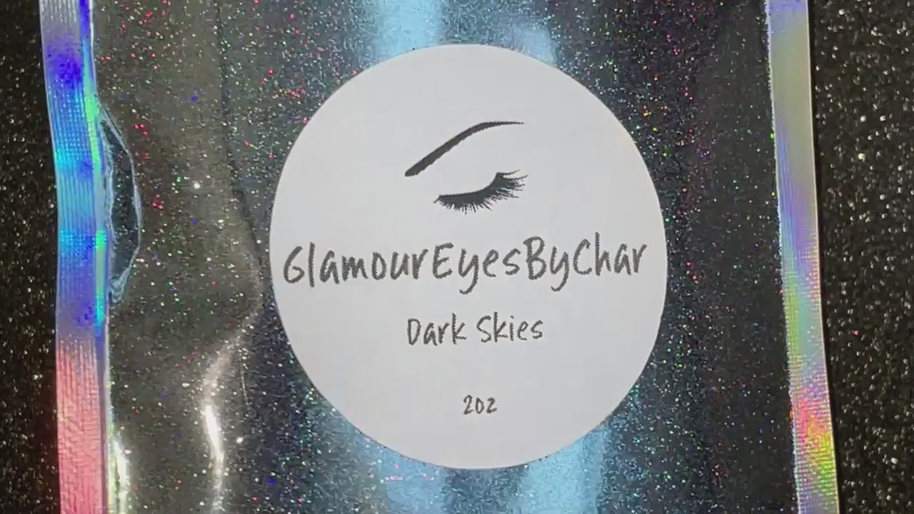 Dark Skies – Premium Holographic Black Glitter
A simple glitter from our Mini Wholesale Glitter Collection, with a bold holographic black sparkle. Dark Skies is perfect for all your creative looks, nail art, hair, glitter slime, resin art, tumblers, crafts, and DIY projects.
Available in 2oz mini wholesale only.
Note: Glitter is sold by weight of 2oz in a resealable bag.