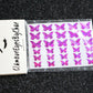 No need to go to the nail salon. Spice up your nails at home with these cute butterfly nail decals. They can be used on natural or acrylic nails. You can also apply them on top of regular or gel/shellac nail polish. These handmade decals can also be used for body art or any DIY project. Each pack contains 30 decals and is available in 5 different colours. The pack also includes 2 different sizes so that you can mix and match.  Tip: Apply some of our glitter on your nails to really GLAMOUREYES your look.