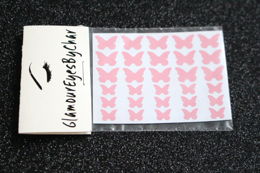 No need to go to the nail salon. Spice up your nails at home with these cute butterfly nail decals. They can be used on natural or acrylic nails. You can also apply them on top of regular or gel/shellac nail polish. These handmade decals can also be used for body art or any DIY project. Each pack contains 30 decals and is available in 5 different colours. The pack also includes 2 different sizes so that you can mix and match.  Tip: Apply some of our glitter on your nails to really GLAMOUREYES your look.