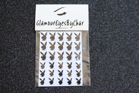 Playboy Bunny Inspired Nail Stickers – 30 Pieces (6 Colours)
Part of our Nail Sticker Collection, these bold Playboy Bunny inspired nail stickers are perfect for spicing up your nails at home. Whether on natural or acrylic nails, they can also be applied over regular polish, gel, or shellac. Handmade with care, these stickers are great for creating playful nail art or adding flair to fun DIY projects. Each pack includes 2 different sizes for easy mixing and matching.