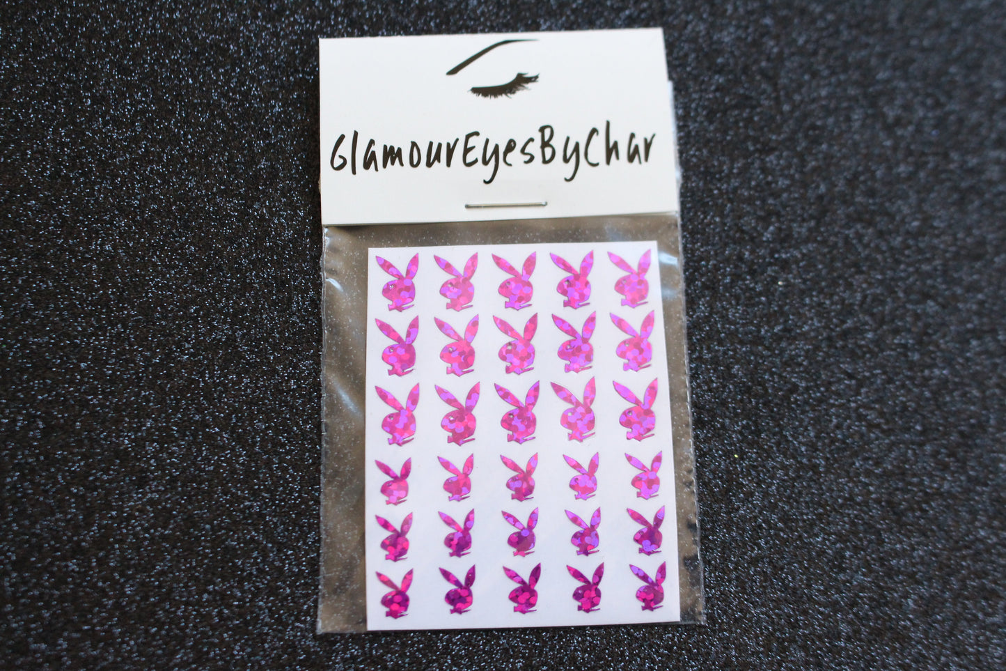 Playboy Bunny Inspired Nail Stickers – 30 Pieces (6 Colours)
Part of our Nail Sticker Collection, these bold Playboy Bunny inspired nail stickers are perfect for spicing up your nails at home. Whether on natural or acrylic nails, they can also be applied over regular polish, gel, or shellac. Handmade with care, these stickers are great for creating playful nail art or adding flair to fun DIY projects. Each pack includes 2 different sizes for easy mixing and matching.