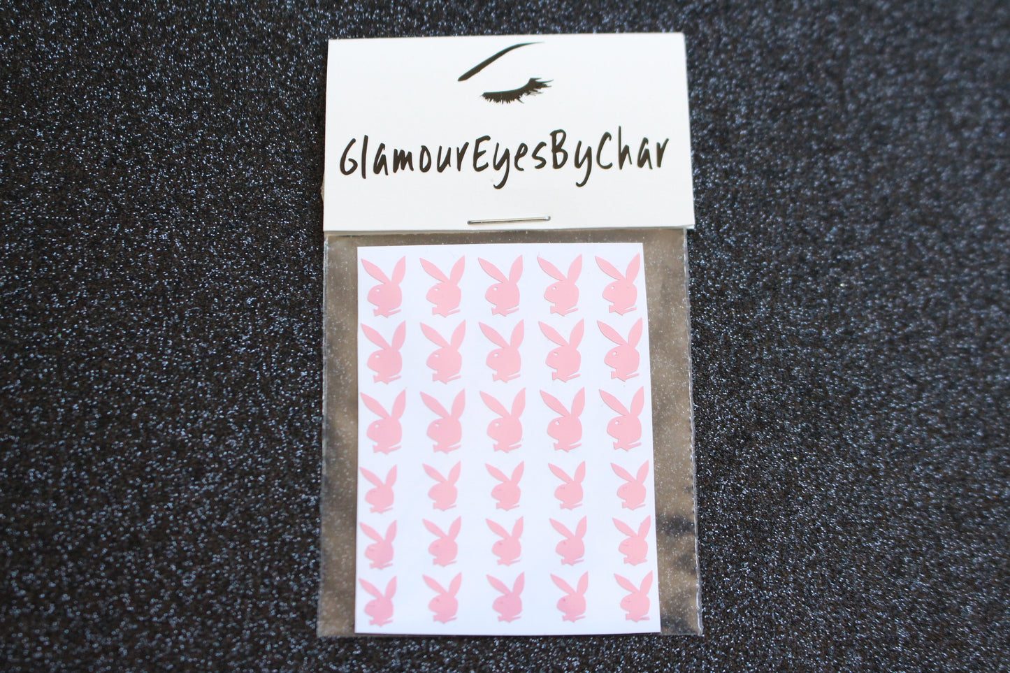 Playboy Bunny Inspired Nail Stickers – 30 Pieces (6 Colours)
Part of our Nail Sticker Collection, these bold Playboy Bunny inspired nail stickers are perfect for spicing up your nails at home. Whether on natural or acrylic nails, they can also be applied over regular polish, gel, or shellac. Handmade with care, these stickers are great for creating playful nail art or adding flair to fun DIY projects. Each pack includes 2 different sizes for easy mixing and matching.
