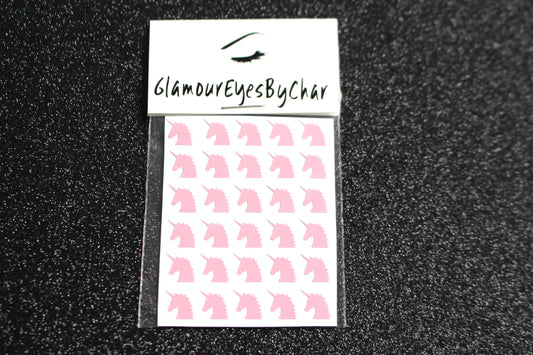 No need to go to the nail salon. Spice up your nails at home with these cute unicorn nail stickers. They can be used on natural or acrylic nails. You can also easily apply them on top of regular or gel/shellac nail polish. These handmade stickers can also be used  for fun DIY projects. Each pack contains 30 stickers and is available in 5 different colours.