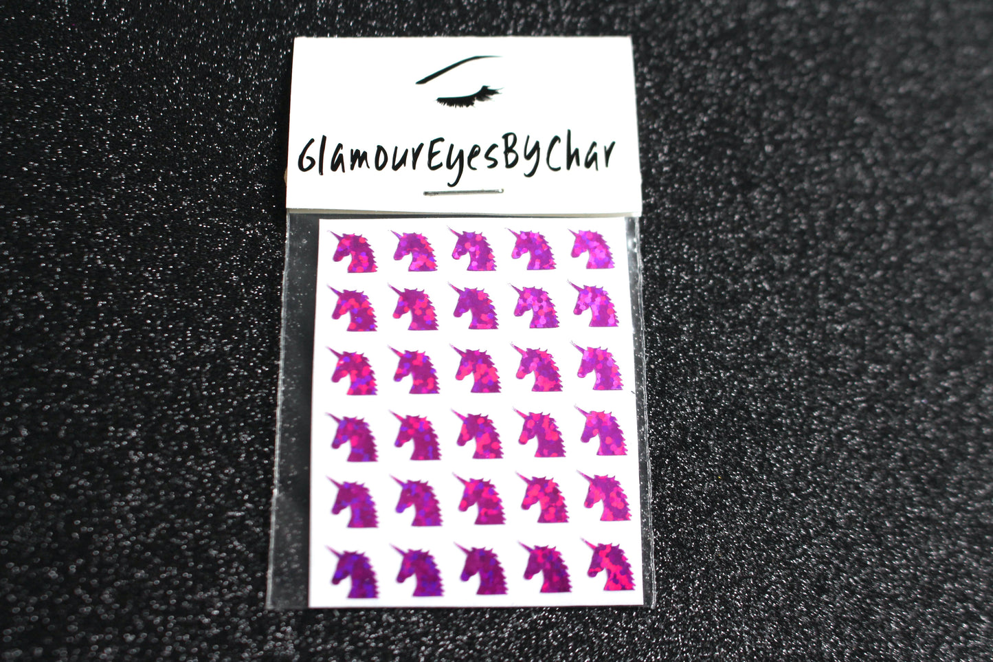 No need to go to the nail salon. Spice up your nails at home with these cute unicorn nail stickers. They can be used on natural or acrylic nails. You can also easily apply them on top of regular or gel/shellac nail polish. These handmade stickers can also be used for fun DIY projects. Each pack contains 30 stickers and is available in 5 different colours.