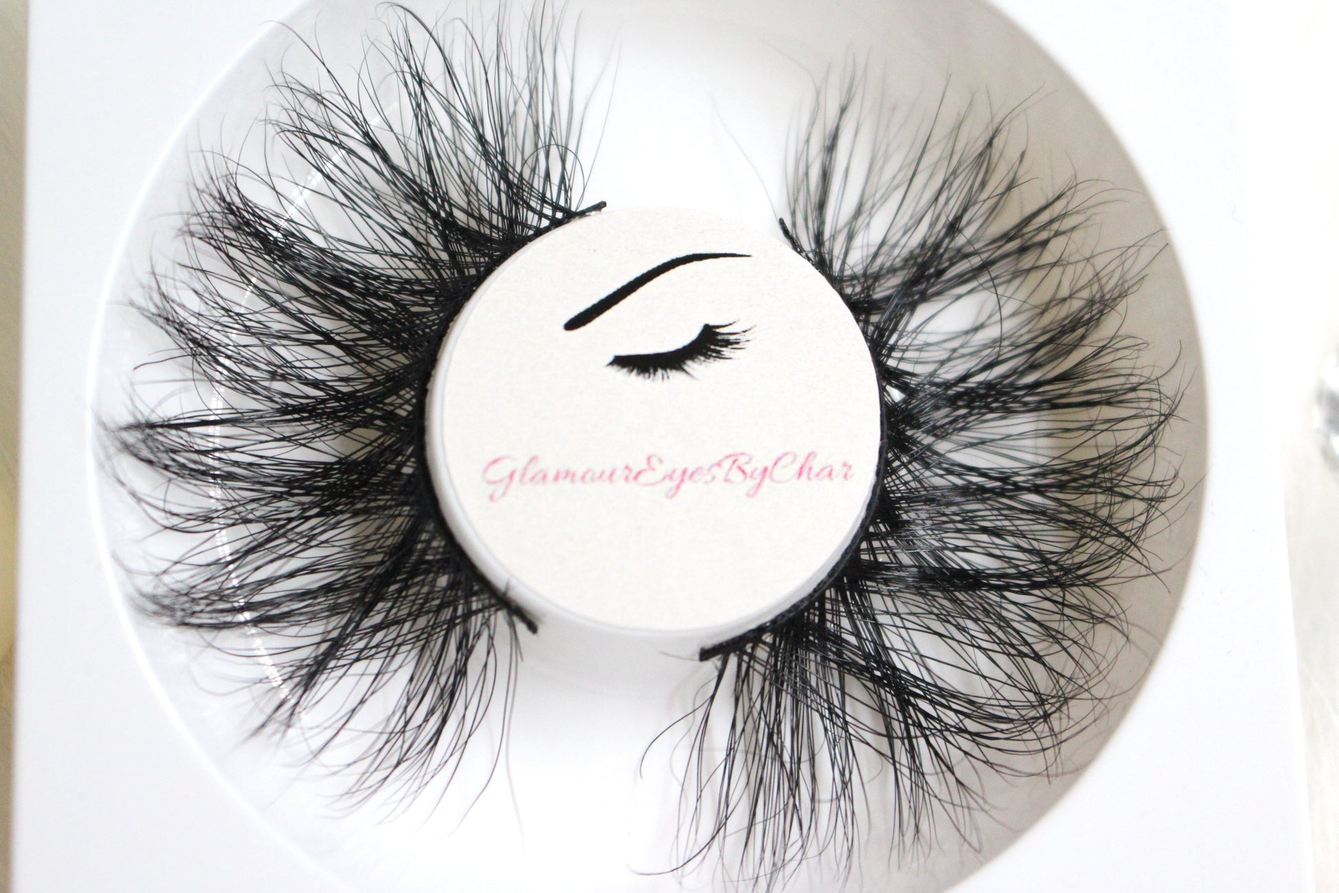 These 5D luxurious mink lashes are called Wispy and are 25mm in length. They are very dramatic, wispy, have a criss cross style, lightweight, and comfortable to wear on the lids. The thin lashband, makes the application process a breeze.  Wispy are suitable for dramatic eye looks and can be worn up to 25 times if handled with care.