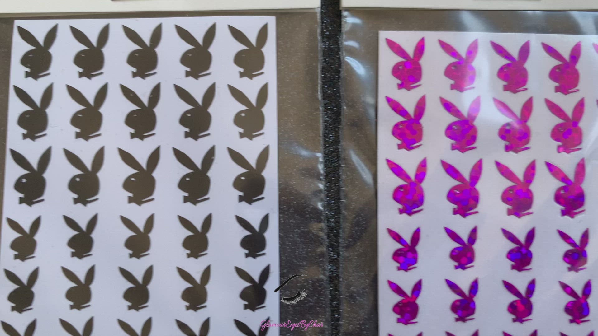 Playboy Bunny Inspired Nail Stickers – 30 Pieces (6 Colours)
Part of our Nail Sticker Collection, these bold Playboy Bunny inspired nail stickers are perfect for spicing up your nails at home. Whether on natural or acrylic nails, they can also be applied over regular polish, gel, or shellac. Handmade with care, these stickers are great for creating playful nail art or adding flair to fun DIY projects. Each pack includes 2 different sizes for easy mixing and matching.