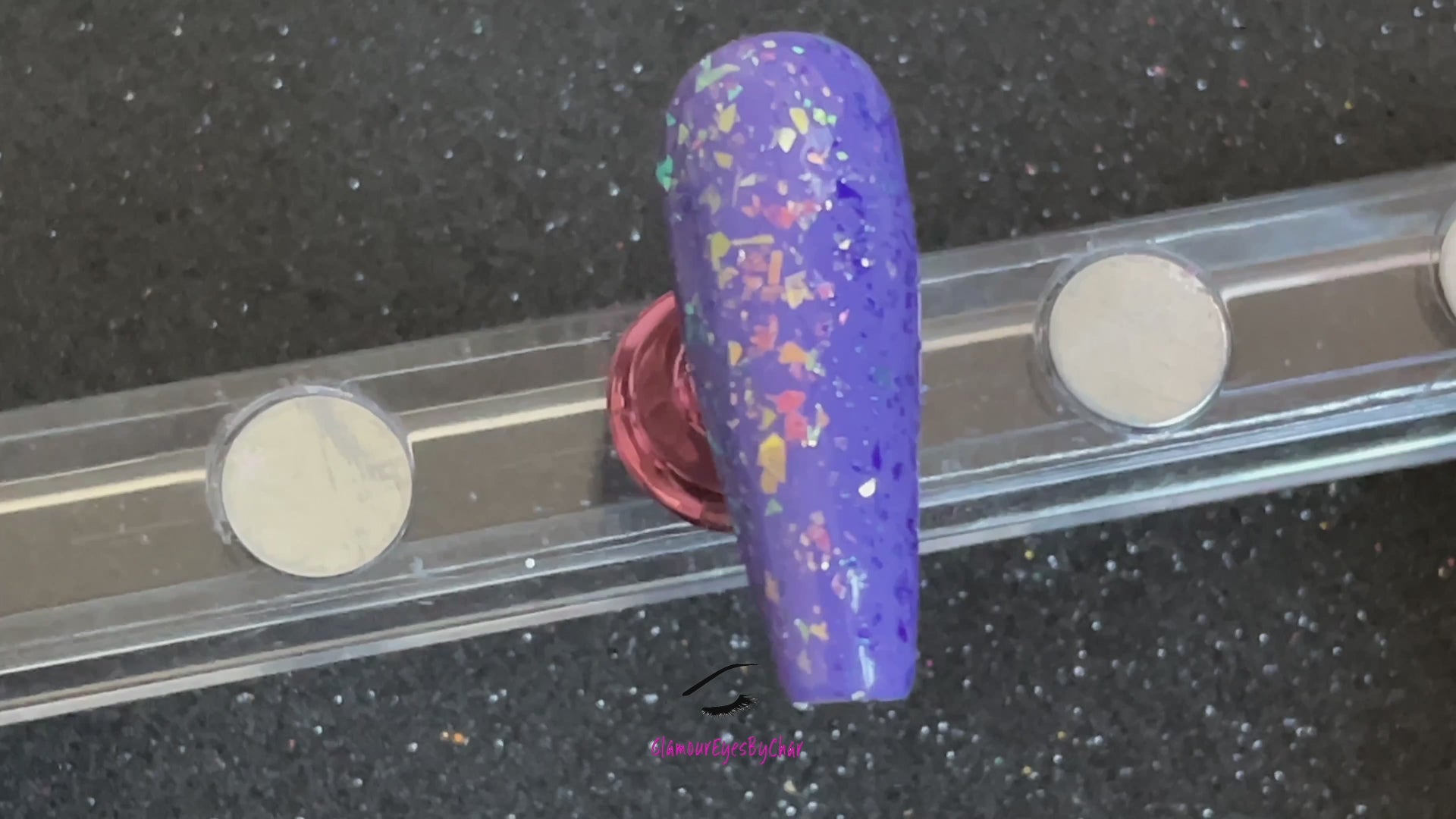 Grapetini – Premium Iridescent Purple Cellophane Glitter Flakes
Part of our Cellophane Glitter Flakes Collection, these iridescent purple glitter shards shimmer with green and golden reflects. Grapetini is perfect for nail art and glitter slime.
Available in 5g jars only.