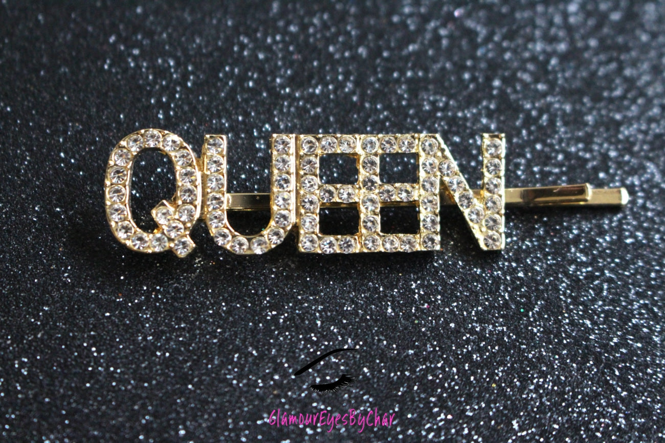 Omgeee!! These rhinestone hairpins are too cute!!! They'll catch everyone's eyes. They're perfect for a night out on the town. Add some glam to your hair. Tip: Apply some of our glitter to your lids to really GLAMOUREYES your look.