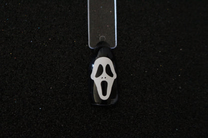Ghostface Inspired Nail Stickers – 40 Pieces (2 Sheets)
Part of our Halloween Collection, the screams are getting louder this spooky season 🎃👻. Skip the salon and slash your nail game at home with these eerie Ghostface inspired nail stickers. Perfect for natural or acrylic nails, they’re easy to apply over regular polish, gel, or shellac. Handmade with care, these stickers bring serious horror vibes to your Halloween look — and are also fun for creepy crafts or DIY projects.

Each pack includes 40 sticker