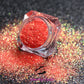 This glitter is part of the simple glitter collection. It consists of bright coral iridescent glitter. Coralina can be used for your face, hair, body, nail art and glitter slime. Available in 5g jars only.