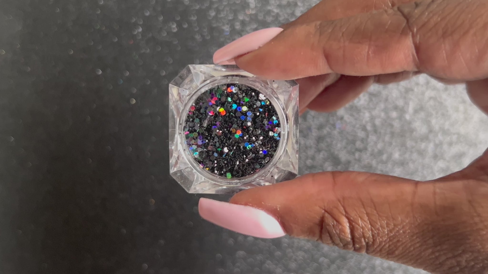 Midnight Madness – Premium Chunky Holographic Black Glitter Mix
Part of our Chunky Glitter Collection, this bold holographic black glitter adds a touch of midnight magic to your glitter fun. Midnight Madness can be used&nbsp;for all your creative looks, nail art, hair, and glitter slime.
Available in 5g jars only.