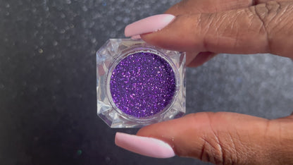            Purple Crush – Premium Royal Purple Metallic Glitter
Part of our Simple Glitter Collection, this bold royal purple metallic glitter adds rich colour and shine to any look. Purple Crush can be used for all your creative looks, nail art, hair, and glitter slime.
Available in 5g jars only.