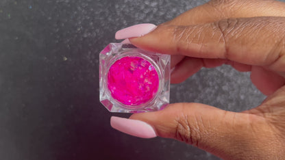 Candy Shop – Premium Iridescent Fuchsia Glitter Mix
A premium glitter from our Super Chunky Glitter Collection, Candy Shop features vibrant fuchsia glitter with a beautiful iridescent sparkle. Perfect&nbsp; for all your creative looks, nail art, hair, and glitter slime.
Available in 5g jars only.