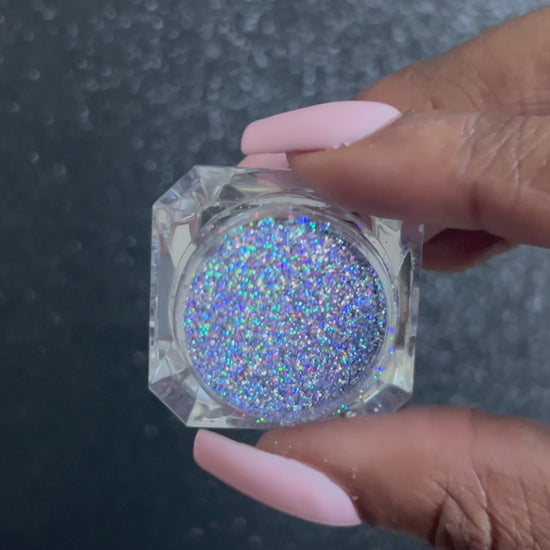 Frosted Fantasy – Premium Holographic Silver Blue Glitter
A premium glitter from our Simple Glitter Collection, Frosted Fantasy features holographic silver blue sparkle. Perfect for all your creative looks, nail art, hair, and glitter slime.
Available in 5g jars only.