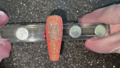  Sorbet – Premium Iridescent Coral Glitter
Part of our Simple Glitter Collection, this iridescent coral glitter brings a juicy pop of colour to your creations. Sorbet can be used for your face, hair, body, nail art, and glitter slime.
Available in 5g jars only.