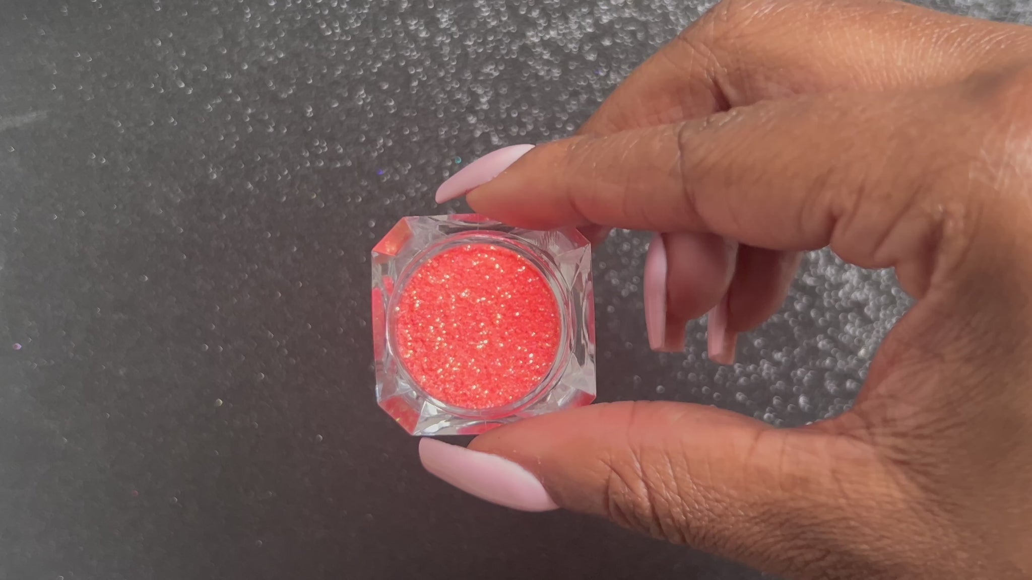 Sorbet – Premium Iridescent Coral Glitter
Part of our Simple Glitter Collection, this iridescent coral glitter brings a juicy pop of colour to your creations. Sorbet can be used for your face, hair, body, nail art, and glitter slime.
Available in 5g jars only.