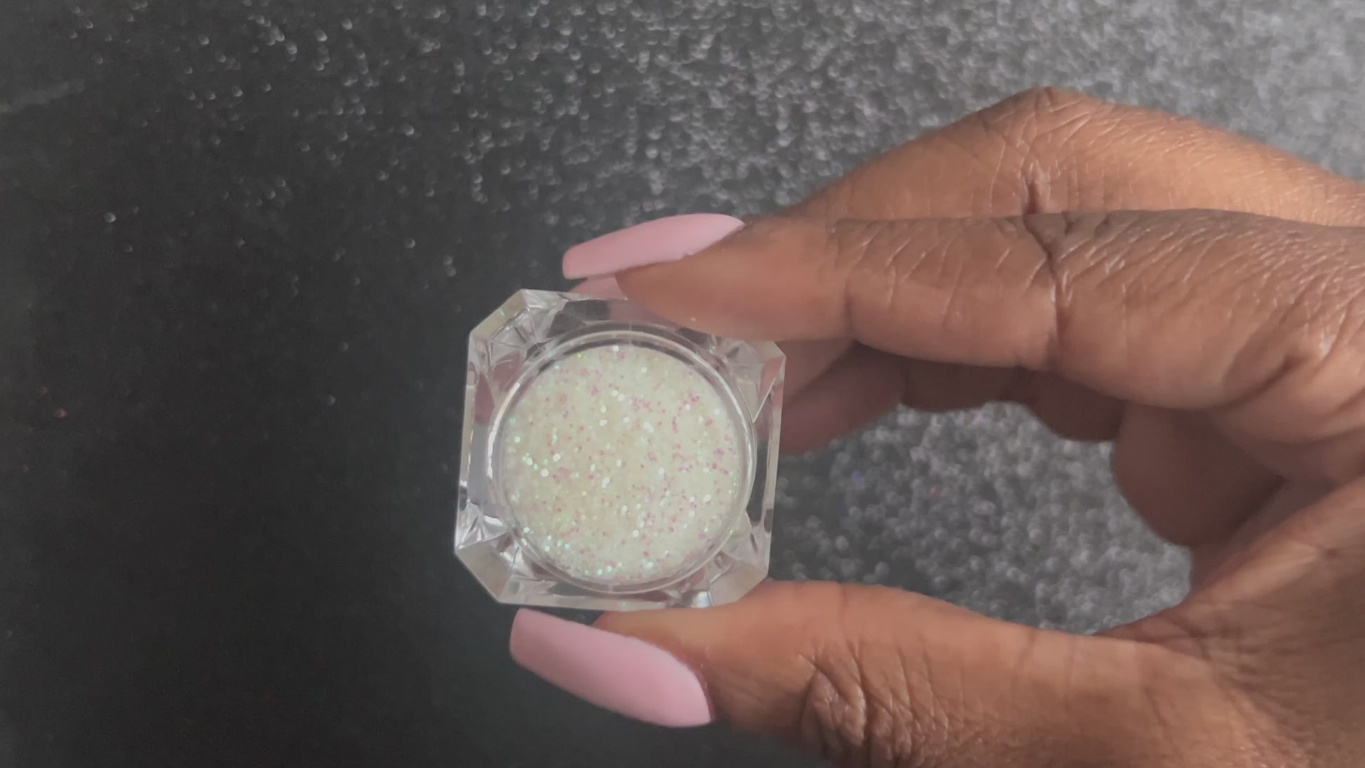 Bride to Be – Premium Iridescent White Glitter
Part of our Simple Glitter Collection, this soft iridescent white glitter adds a delicate shimmer to your look. Bride to Be can be used for all your creative looks, nail art, hair, and glitter slime.
Available in 5g jars only.