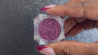Merlot – Premium Deep Burgundy Glitter
Part of our Simple Glitter Collection, this rich deep burgundy metallic glitter adds a bold, sophisticated touch to any look. Merlot can be used for all your creative looks, nail art, hair, and glitter slime.
Available in 5g jars only.