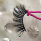 These 3D luxurious faux mink lashes are called Angel Eyes and are 10-13mm in length. They are lightweight and very comfortable to wear on the lids. The thin lashband, makes the application process a breeze. Angel Eyes are suitable for everyday wear and can be worn up to 25 times if handled with care.  