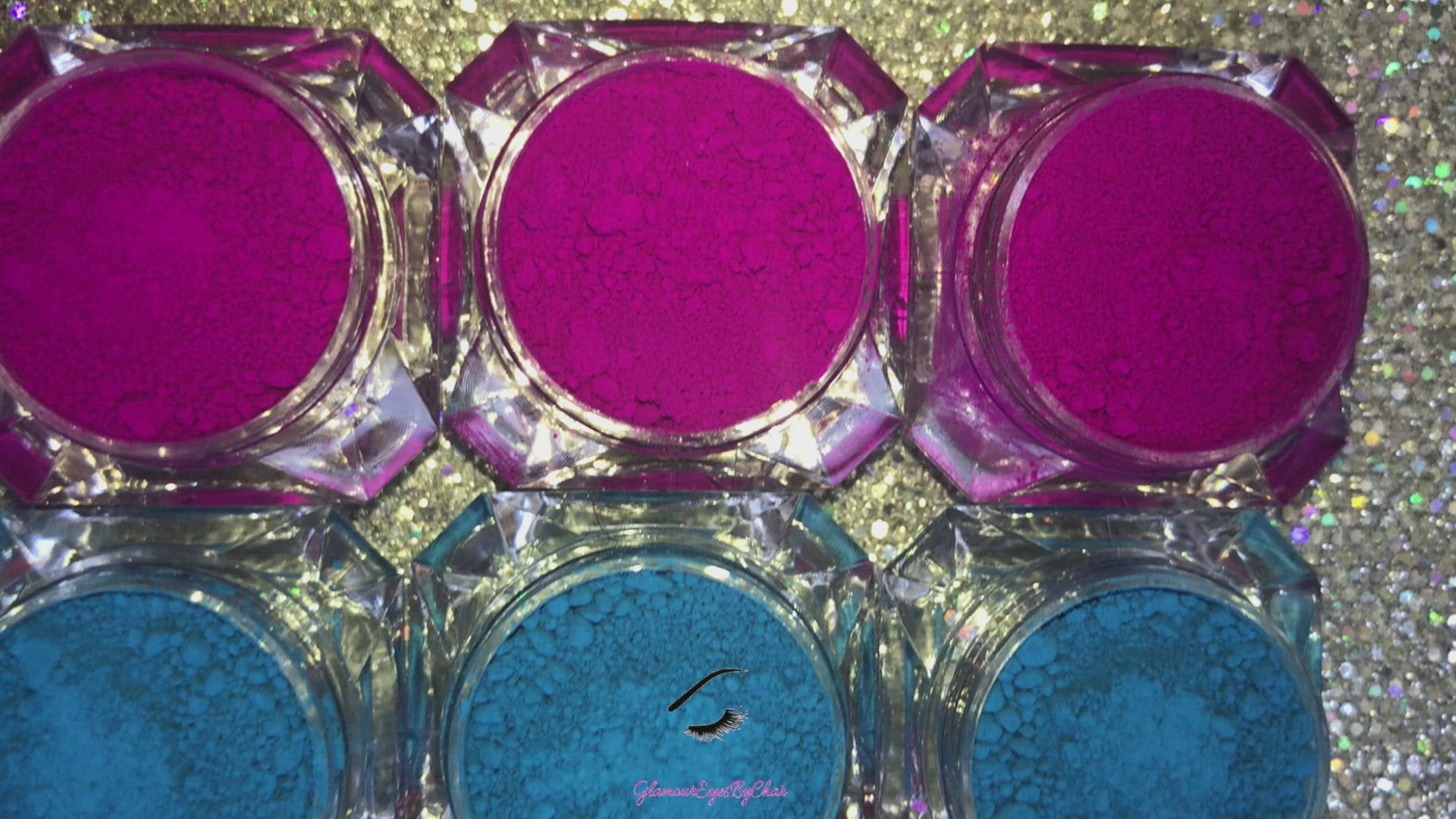 These neon pigments are﻿ cosmetic grade, HIGHLY PIGMENTED, and super gorgeous on the eyes and nails. Comes in 5g jars only. Tip: Apply some of our glitter on top of the pigment to really GLAMOUREYES your look.