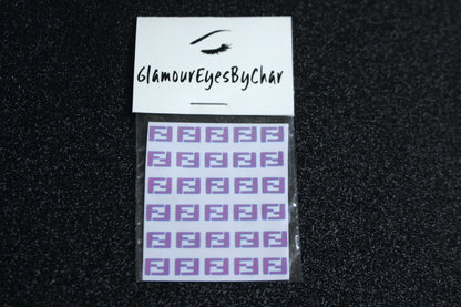 Spice up your nails with these unique FF designer inspired nail decals. They can be used on natural or acrylic nails. You can also apply them on top of regular or gel/shellac nail polish. These handmade decals can also be used for body art or any DIY project. The pack contains 30 decals and is available in 4 different colours.   Size: ﻿W= 0.3 inches, H= 0.22 inches  Tip: Apply some of our glitter on your nails to really GLAMOUREYES your look.