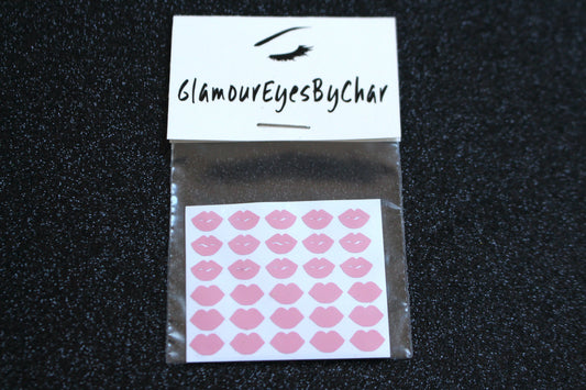 Spice up your nails with these cute lips nail decals. They can be used on natural or acrylic nails. You can also apply them on top of regular or gel/shellac nail polish. These handmade decals can also be used for body art or any DIY project. Each pack contains 30 decals and is available in 3 different colours.  Tip: Apply some of our glitter on your nails to really GLAMOUREYES your look.