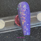 This glitter is called Grapetini and is part of the cellophane glitter flakes collection. It consists of purple iridescent glitter shards with green and golden reflects. Grapetini is perfect for body and nail art, glitter slime, resin art, craft or DIY projects. Available in 5g jars only.   