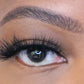 These 3D premium mink lashes are 18-20mm in length. They are soft, lightweight, and very comfortable to wear on the lids. The flexible cotton lash band, makes the application process a breeze. Jakki 2.0 lashes are suitable for everyday use, with a soft natural look. They are perfect for a beginner lash wearer, and you can wear this reusable style up to 25 times if handled with care. Lashes come with a cute bag, and a mascara wand so that you can take care of these beauties.