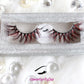 These 9D luxurious mink lashes are called Party Starter and are 17-20mm in length. They add a subtle pop of colour to your eyes and are comfortable to wear on the lids. The thin lashband, makes the application process a breeze.  Party Starter are suitable for playful eye looks and can be worn up to 25 times if handled with care. 